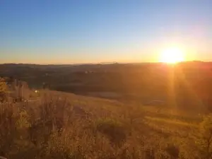View from our garden @villa perla in autumn
